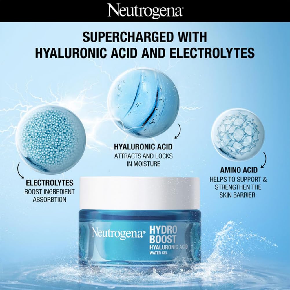 Neutrogena Super Hydration Duo pack| Neutrogena Hydroboost Hyaluronic acid Face Moisturizer 50ml| Neutrogena Hydro Serum 30ml| Dual hydration pack| Limited edition pack