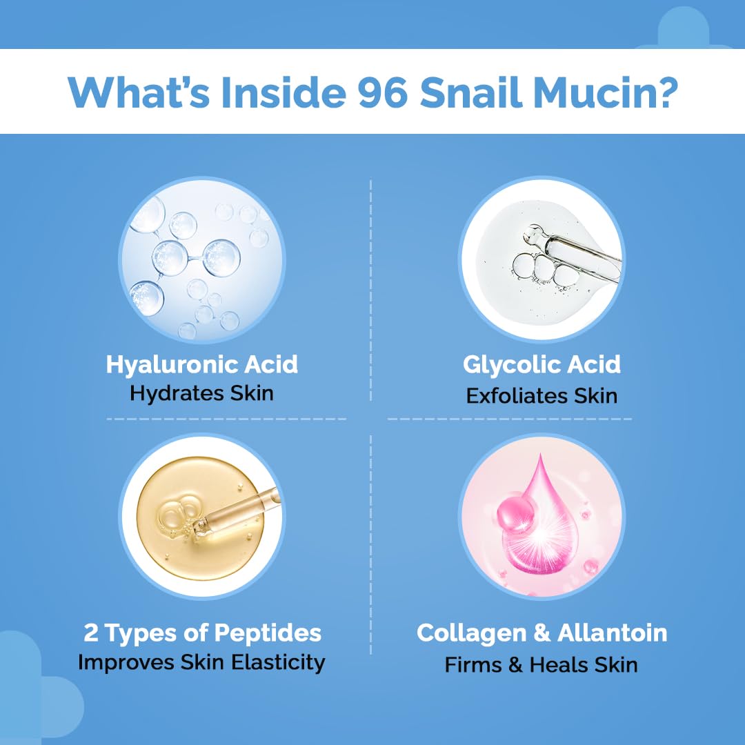 The Derma Co. Snail Peptide 96 Hydrating Face Wash | With Snail Mucin, Niacinamide, Peptide Complex & PENTAVITIN | 2x Hydration With Moisture Lock | Non-Drying Korean Gel Cleanser | Soap Free With Balanced PH - 80ml