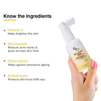 FIXDERMA Shadow Dewy Sunscreen Spf 50 Spray Pa+++, Prevents Tanning, Vitamin C Sunscreen And Niacinamide Sunscreen, Sun Screen Protector Spf 50, Pa+++ For Uva & Uvb Protection - 50Ml - All