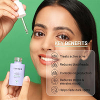 Sereko Clear Corrective Serum with 2% Encapsulated Salicylic Acid BHA & 3% Azelaic Acid | Active Acne | Reducing Sebum Production | Pigmentation & Dark Spots for Oily | Acne-Prone Skin 30ml - Pack 1