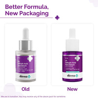 The Derma Co 2% Salicylic Acid Face Serum | Reduces acne & blackheads | Tightens pores | Exfoliates & soothes inflammation | 30 ml