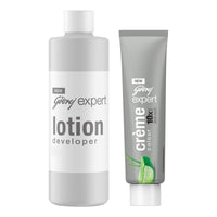 Godrej Expert Rich Crème Hair Colour for Women & Men – DARK BROWN Shade 4.06 (50ml + 50g) | No Ammonia | 10x Aloe Vera & 100% Grey Coverage