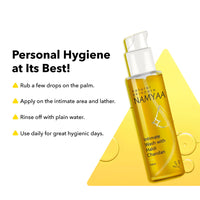 Namyaa Haldi Chandan Intimate Hygiene Wash & Hair Removing Cream & Natural Lip Serum/Balm/Lightener/Moisturizer For Lip Lightening/Brightening/Toning/Moisturizing, 30 g