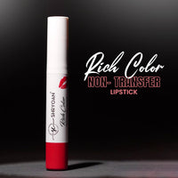 Shryoan Rich Color Non-Transfer Lipstick | Waterproof & Super Matte Finish | Long Stay Creamy Lipstick | Single Swipe Application (CHOCOLATE DRIZZLE - 03)