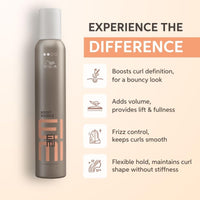 Wella Professionals EIMI Boost Bounce Curl Enhancing Mousse | Anti-Frizz, Volume, Define & Bouncy Curls | 300 ml
