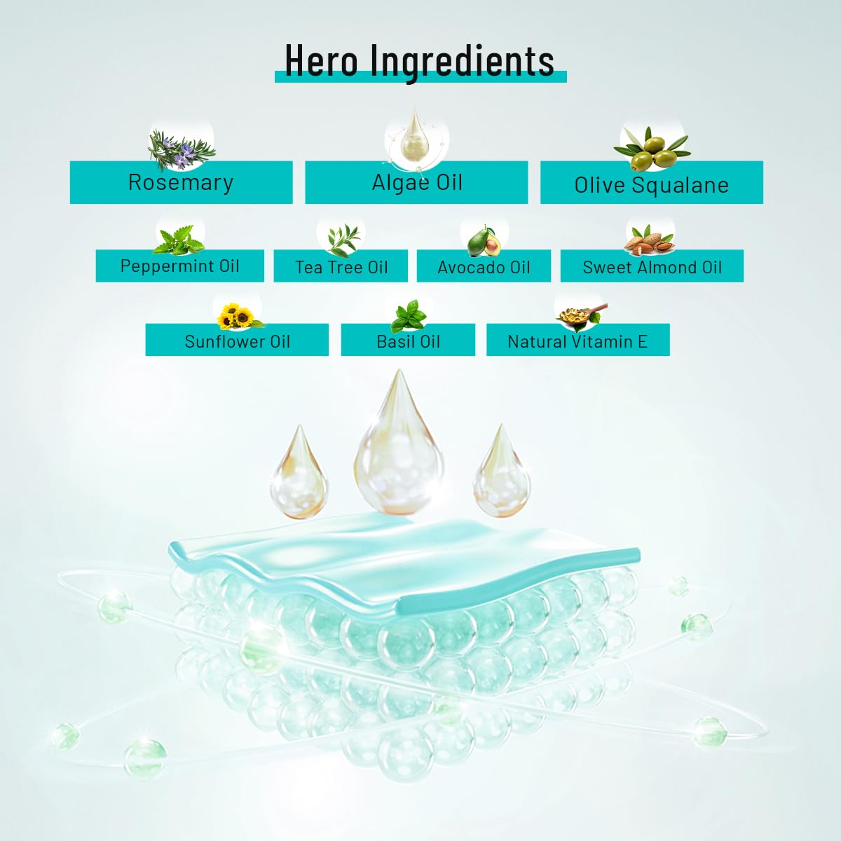 Trichup Pro Scalp Nourishing Hair Oil - 100 ml | Blend of Algae & Rosemary Oil | Deeply Hydrate Overall Scalp | Ultimate Frizz Control | Prevent Hair Breakage & Stimulates Blood Circulation in Scalp