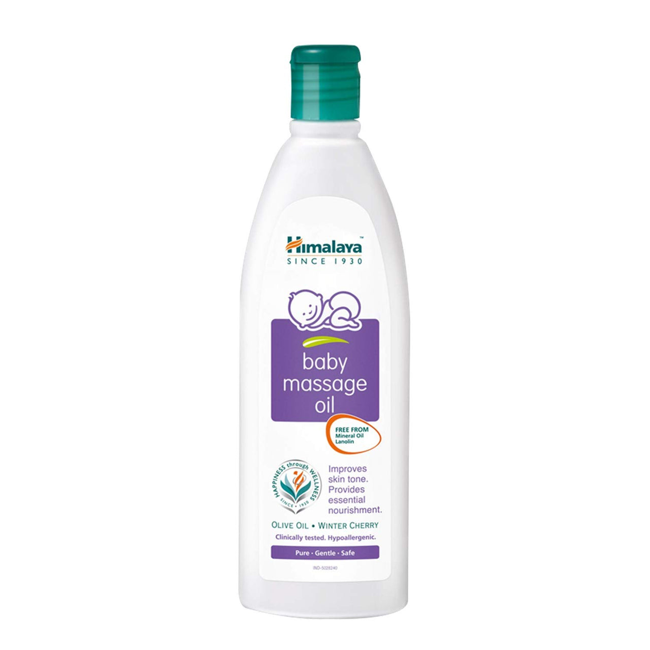 Himalaya Baby Massage Oil (200ml) & Himalaya Baby Care Extra Moisturizing Baby Wash, 200ml