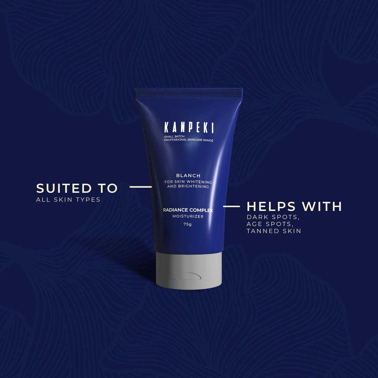 Kanpeki Blanch Radiance Complex Face Moisturizer for Daily Use | Removes Dark Spots, Age Spots, Tanning, Dull & Pigmented Skin | Smooth & Glowing Skin | All Skin Types