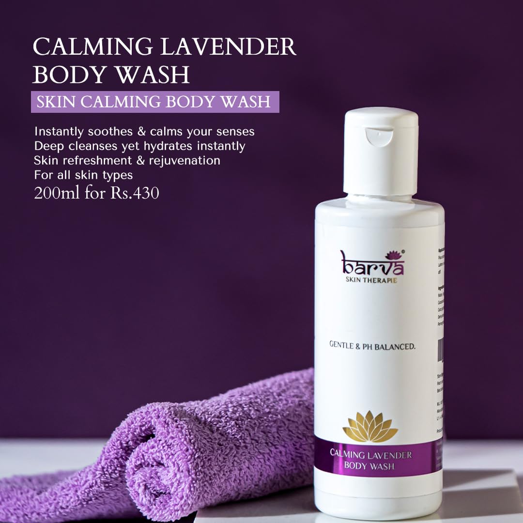 Barva Gift Box- Luxury Body Care Set, Body Oil, Body Wash, Body Lotion, 200g each