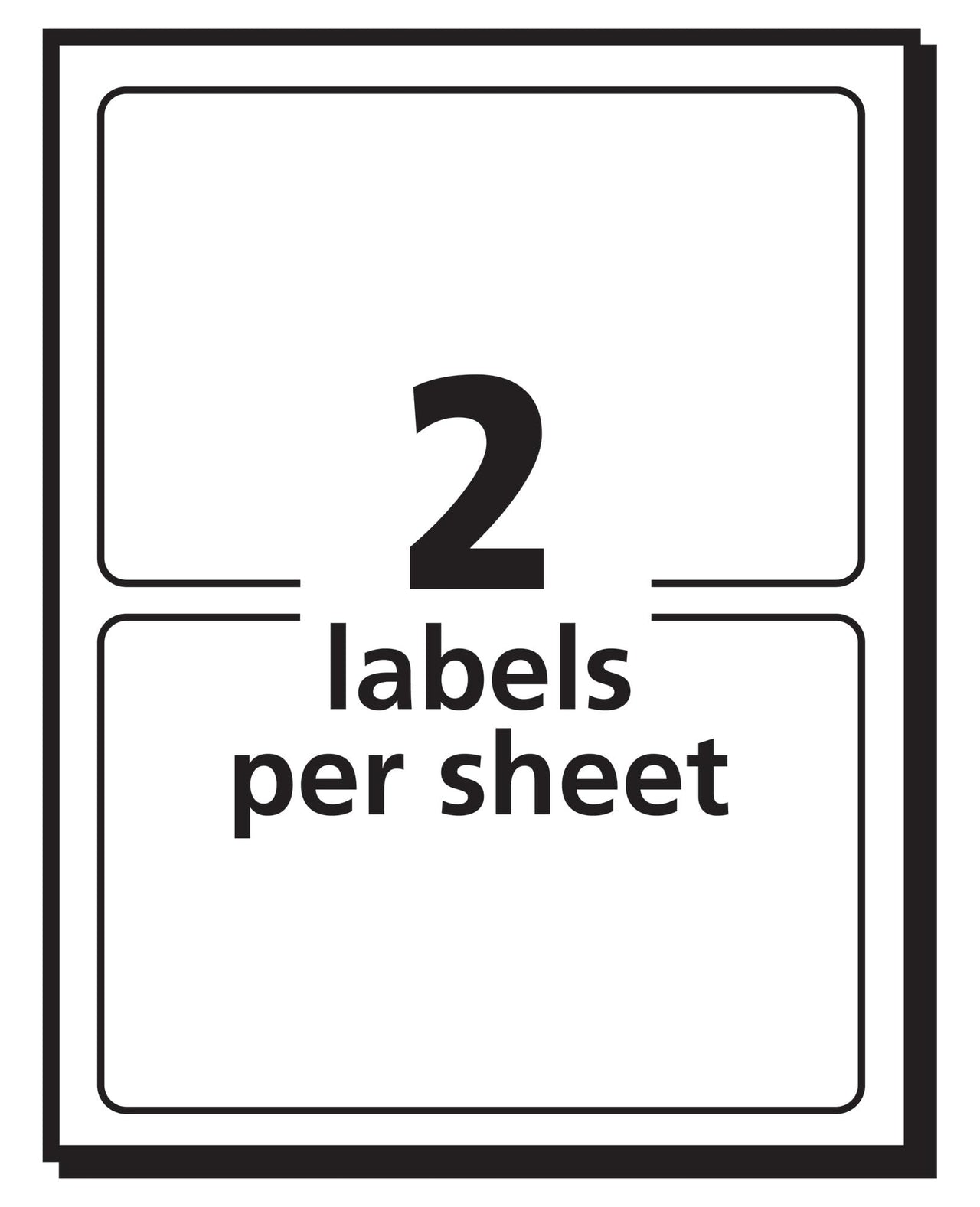 Avery Self-Adhesive Removable Labels, 3 x 4 Inches, White, 80 per Pack (5453)