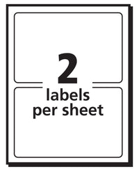 Avery Self-Adhesive Removable Labels, 3 x 4 Inches, White, 80 per Pack (5453)