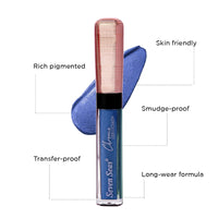 Seven Seas Liquid Eyeshadow | Liquid Eyeshadow Non-Transfer & Insta Dry Metallic & Shimmery Finish (Women)