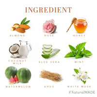 Khadi Natural Herbal Soap Gift Set | Handcrafted Essential Oil Soaps | Pure & Natural | Refreshing & Gentle Cleansing | Provides Naturally Glowing Skin- (Pack of 10)