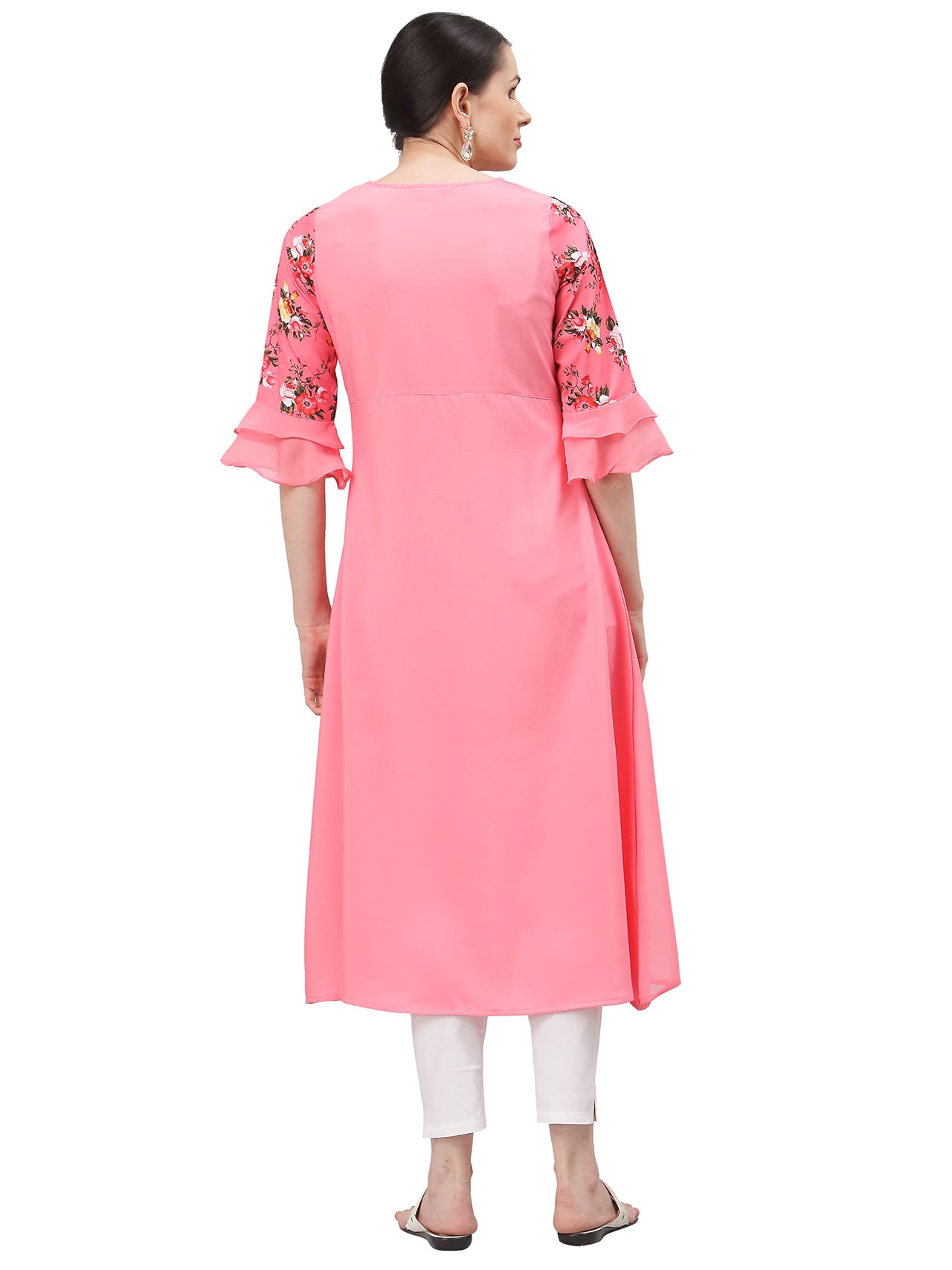 ALC Creation Women's  Crepe A-line Kurta