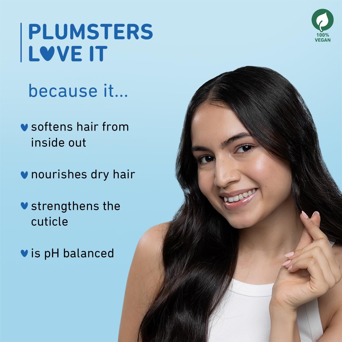 Plum Coconut Milk & Peptides Shampoo 250ml & Conditioner 175g Combo for Dry & Frizzy Hair | 22X Softer, Hydrated, & Smooth Hair | SLS & Paraben Free, pH Balanced Shampoo & Conditioner for Women & Men