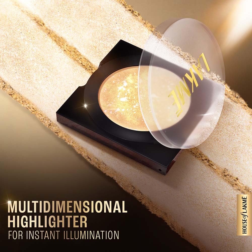 Lakmé Glitterati Marble Highlighter 01 Gold Goddess 7g