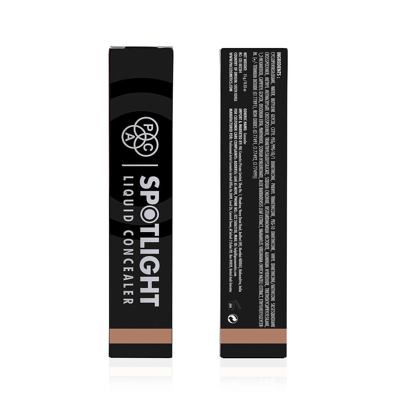PAC Spotlight Natural Liquid Concealer - 11 (Warm Tan) Natural Finish