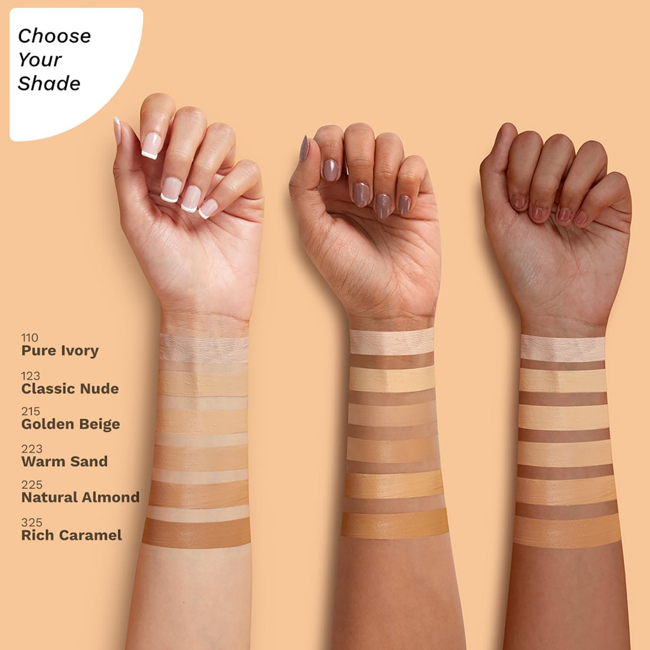 Pilgrim Medium Golden Beige Serum Liquid Foundation, Matte & Poreless,30 ml | Foundation for face make up infused | Water-Resistant,All Day Coverage|All Skin Types
