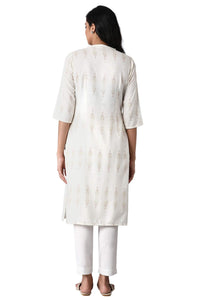 W for Woman Women's  Rayon Regular Kurta