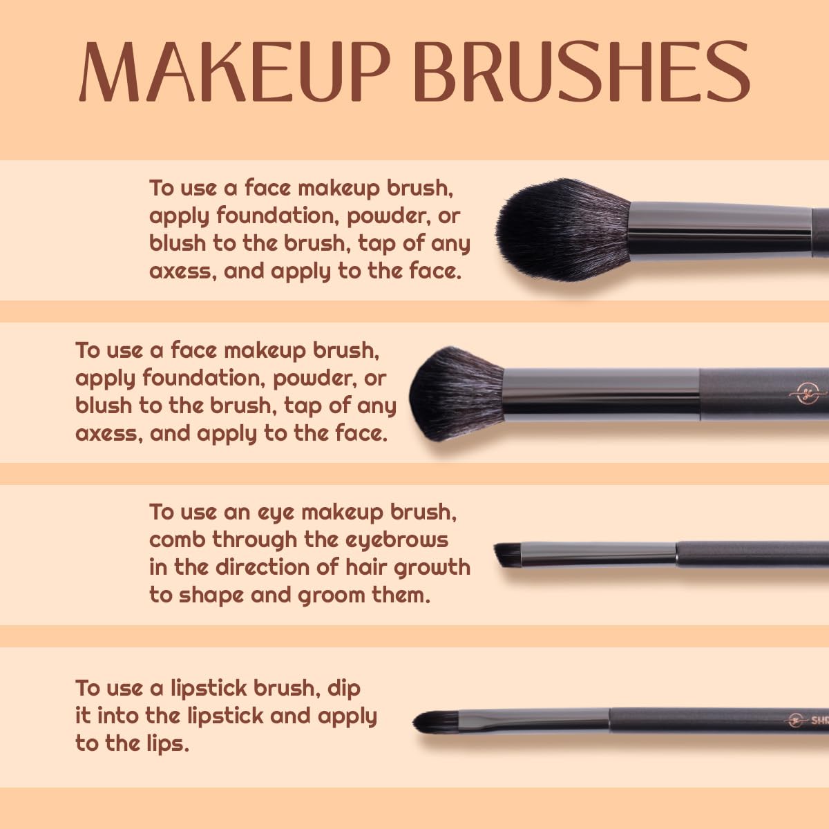 Shryoan Makeup Brush Set Pack of 8