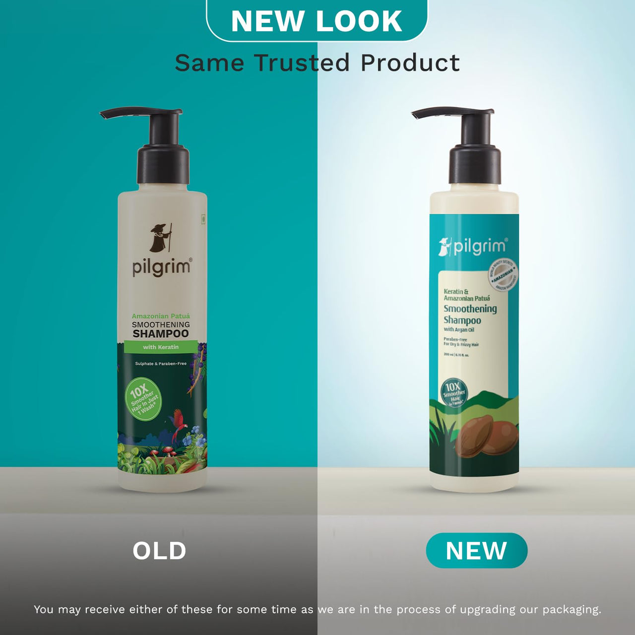 Pilgrim Patuá & Keratin Hair SMOOTHENING SHAMPOO for Dry & Frizzy hair | Sulphate & Paraben free shampoo for Women & Men | Hair Smoothening & healthy scalp | 200 ml