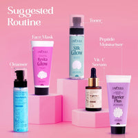 Uniqura 2% Niacinamide & 1% Hydrolyzed Collagen Clay Mask Overnight Korean for Instant Glow | De-Tan Face Mask for Glowing Skin | Clay Mask for Deep Cleansing & Tan Removal | Enhance Elasticity & Improve Texture | 50g