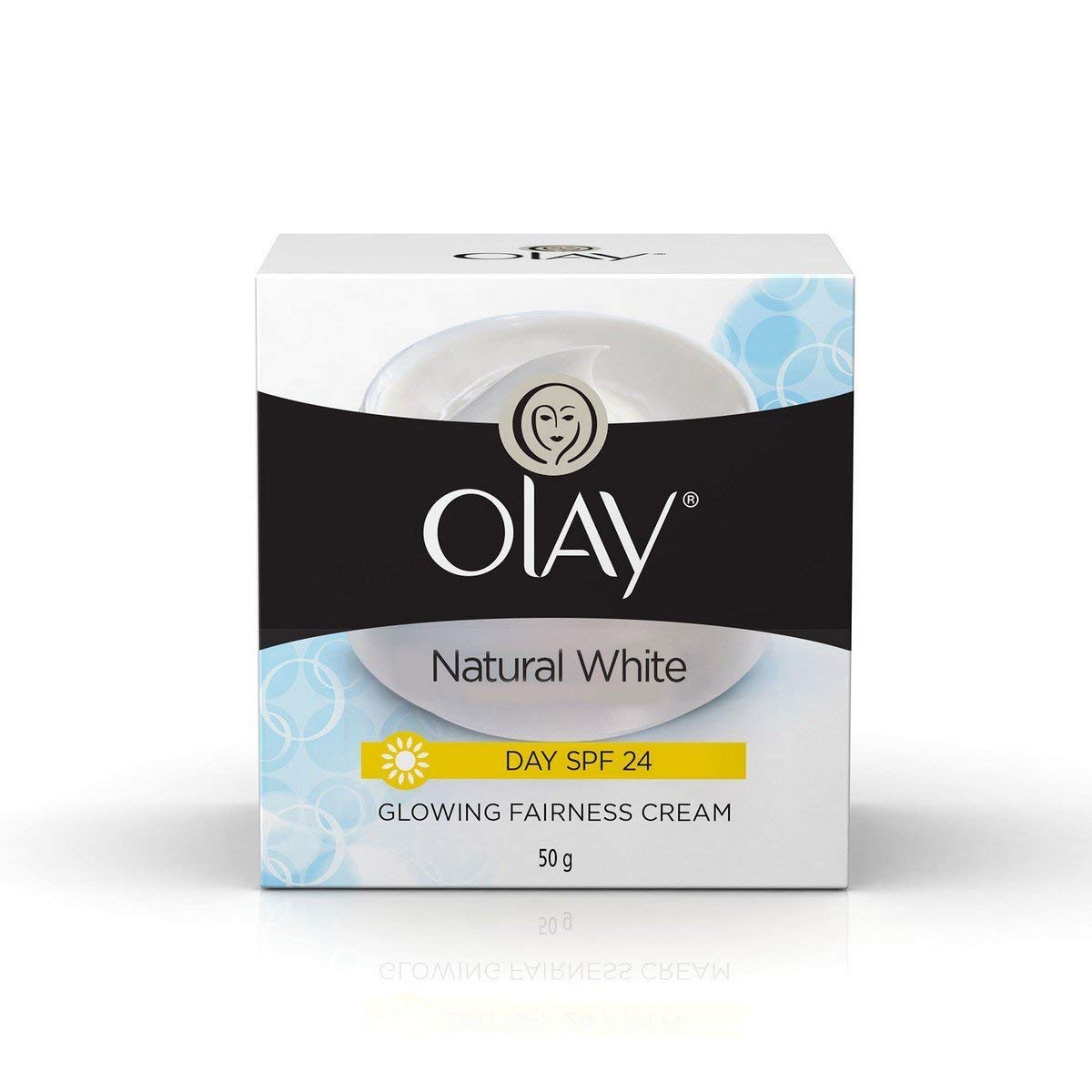 Olay Natural White (All in one fairness night skin cream, 50g + Glowing fairness cream day spf 24 50g)