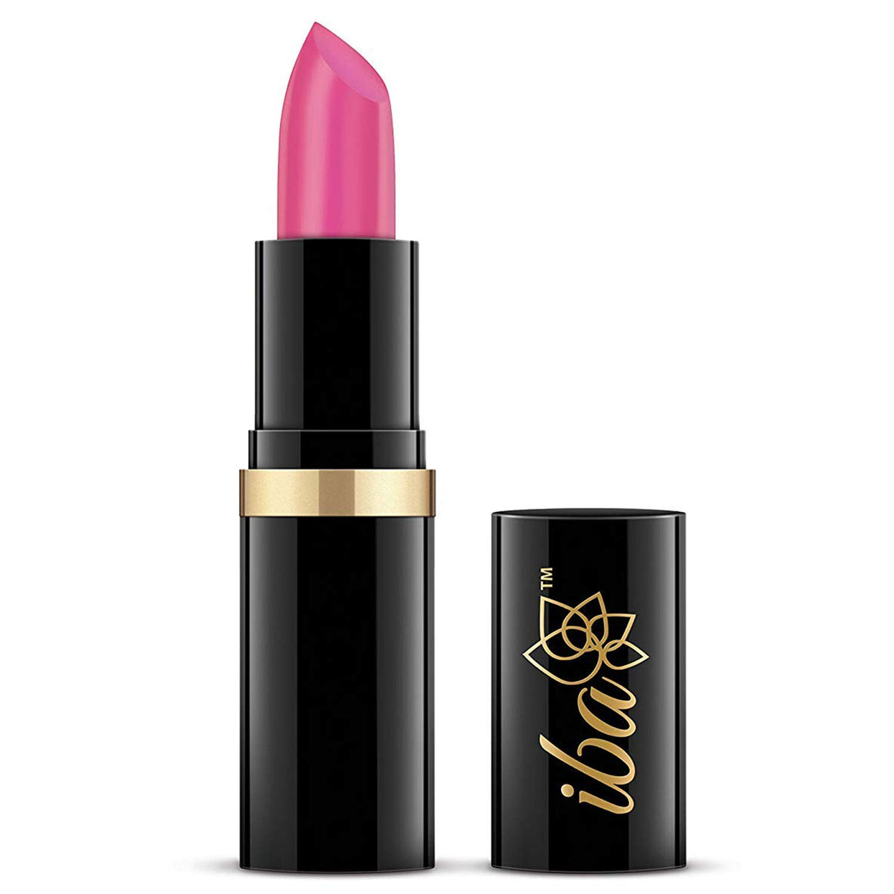 Iba Pure Lips Moisture Rich Lipstick for Women- A70 Royal Pink, 4g | High Glossy, Creamy Finish & Smooth Texture| Hydrated Lips | Enriched with Vitamin E, Coconut Oil & Shea Butter | Intense Colour & Highly Pigmented | Lip Makeup