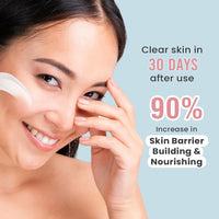 Glamveda Rice & Ceramide Moisturizer Skin Barrier Building & Nourishing | For Fine Lines Wrinkles, Age Spots & Hyperpigmentation | No Paraben, Sls | 50ml