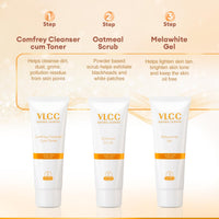 VLCC Anti Tan Facial Kit - 60g X 2 (Pack of 2) | Power of 25 Vital Ingredients | Fights Sun Tan, Dark Spots, and Sun Spots | Even Nourishes and Protects Skin from UV Rays.