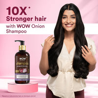 WOW Skin Science Caffeine Face Serum - Quick Absorbing - OIL FREE - Anti-Aging & WOW Skin Science Red Onion Black Seed Oil Shampoo with Red Onion Seed Oil Extract Combo