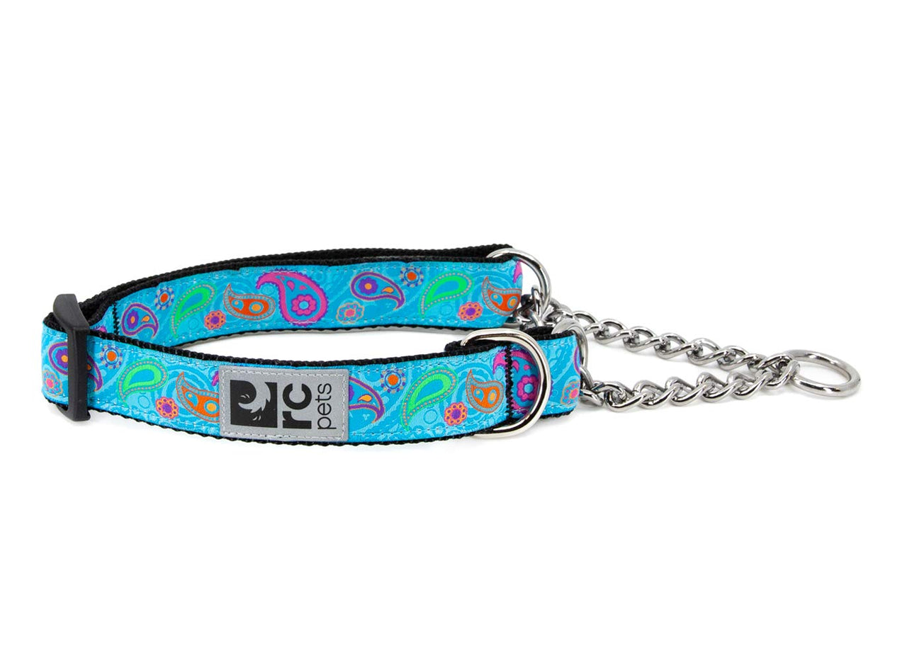 RC Pets 3/4" Martingale Training Collar, Small, Tropical Paisley