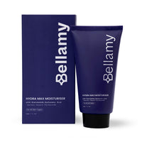 Bellamy Niacinamide & Hyaluronic Acid Gel Moisturizer for Face | with Aloe Vera, Vitamin E & Pro Vitamin B5 | 48 Hours of Hydration & Oil Free | For Dry Skin, Oily Skin & Sensitive Skin | 50gm