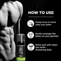 Pee Safe Natural Intimate Wash for Men | Tea Tree Essential Oil | Ayurvedic | Mens Intimate Wash | Men Genital Wash | Mens Ball wash | Men's Intimate wash 100ml