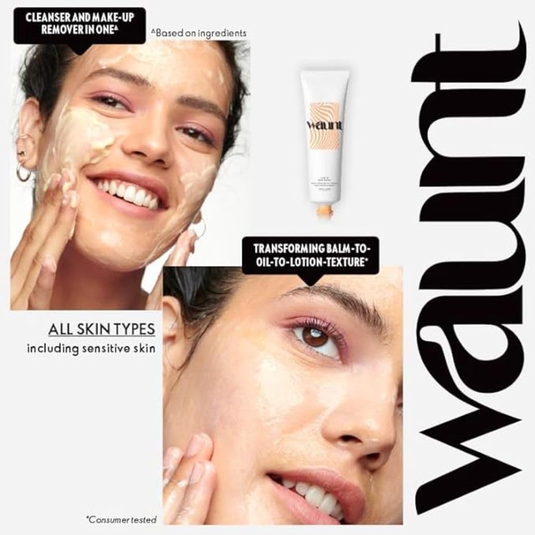 Oriflame WAUNT Level Up Butter Cleanser | Melts Make-Up & Dirt | Deeply Cleanses & Hydrates | Balm-to-Oil Make-Up Remover| Non-Greasy Finish | Dermatologically & Ophthalmologically Tested | 150 ml