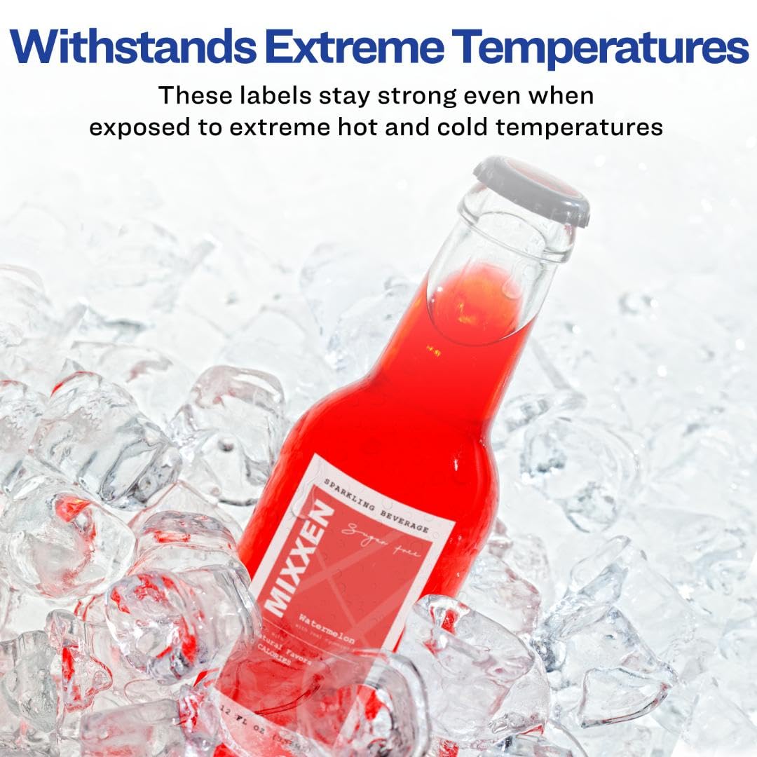 Avery Waterproof Printable Shipping Labels with Sure Feed, 2" x 4", White, 100 Blank Mailing Labels (15513)