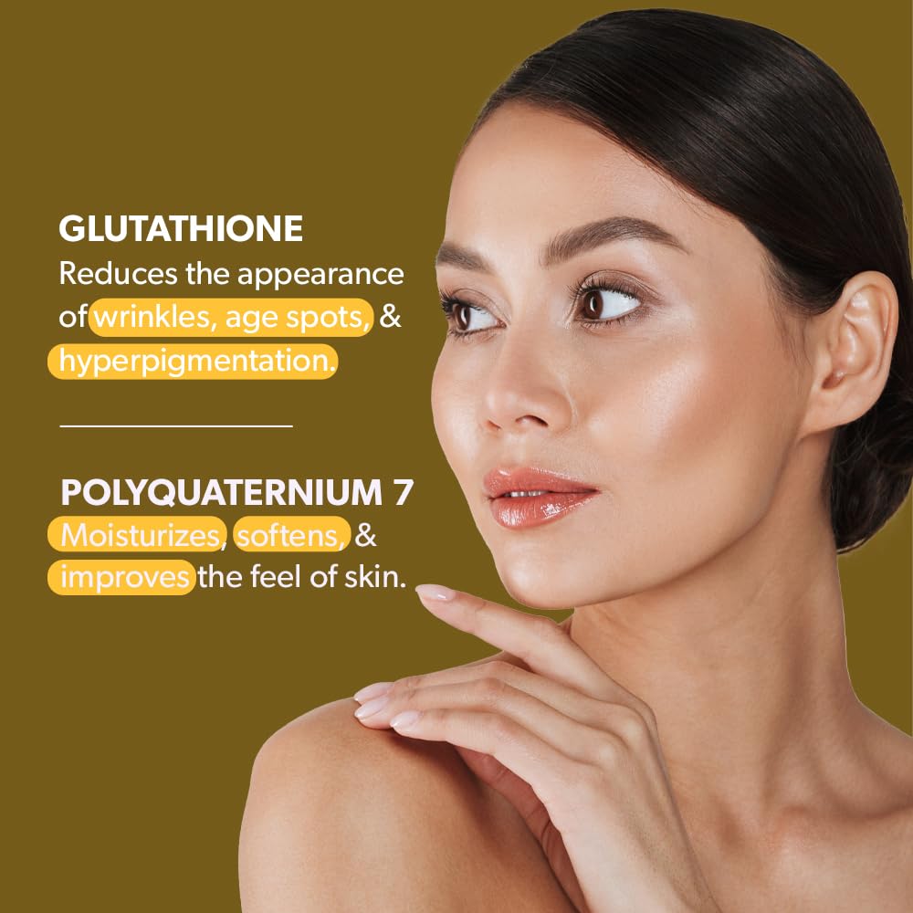 Twasa Glutathione Serum Face Wash for Glowing and Brightening Skin | Face Wash For Even Skin Tone, Reduce Dark Spots & Pigmentation Support | For Women & Men | 100ml