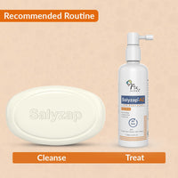 Fixderma Salyzap Soap with Salicylic Acid, Tea Tree Oil & Vitamin E | Acne Soap for Acne-Prone & Oily Skin (75, Salicylic Acid)