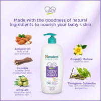 Himalaya Gentle Baby Lotion 100ml | with Almond oil, Olive oil, Country Mallow | Nourishes and moisturizes your baby's  skin