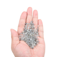 Bymitel 210pcs Natural Crystal Beads Stone Gemstone Round Energy Healing Loose Beads with Stretch Cord for Jewelry Making Bracelets Anklets (Cloud Crystal Quartz, 4mm 210pcs) Cloud Crystal Quartz