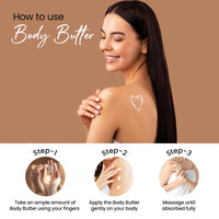 RAWLS Deep Nourishing Body Butter for Dry Skin, 200 ml | Winter Moisturizer with Shea Butter, Cocoa Butter, Mango Butter & Vitamin E | Intense Hydration & Deep Nourishment | Non-Greasy | SLS & Paraben-Free