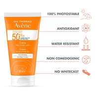 Avene Very High Protection SPF 50 + Cream 50 ml (pack of 3) - Total 150ml