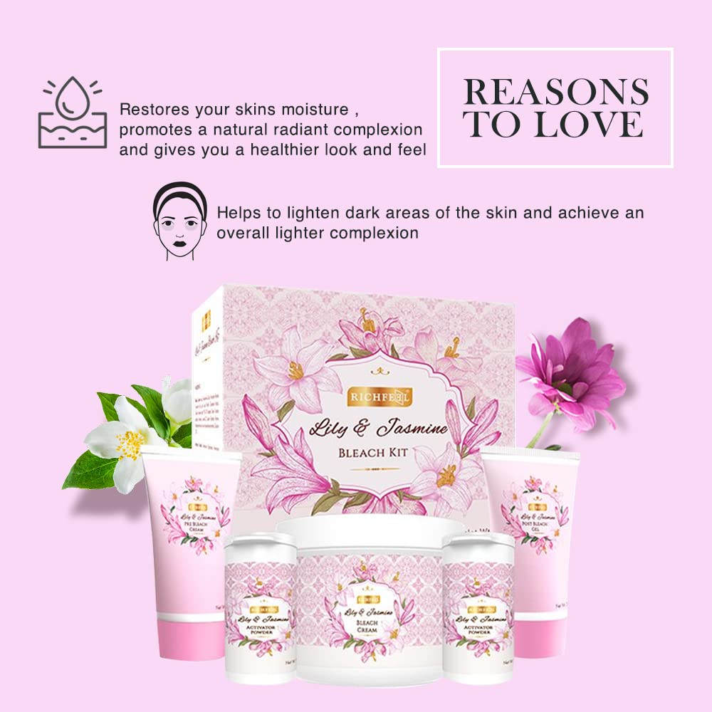 Richfeel Lily And Jasmine Bleach Kit-320gm