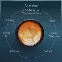 Sadhev Aloe Vera and Saffron Gel With Kumkumadi Tailam - 50gm