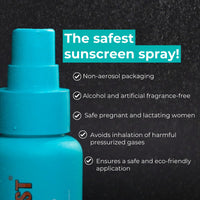 Skinvest Light it up Sunscreen body spray - SPF 40 PA ++++ 100ml | with Kumkumadi Tailam | De-tans & Hydrates | Brightens Skin Tone | Removes Pigmentation | For All Skin Types | No white cast | No alcohol | Dermatologist Tested