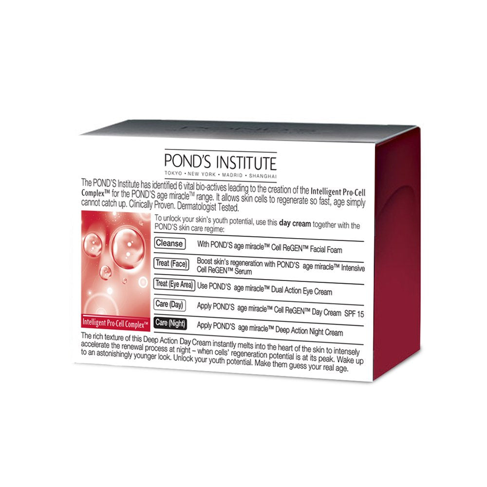 POND'S Age Miracle Wrinkle Corrector (Anti-Wrinkle) Anti Aging Night Cream, With Retinol-C Complex, 50 G