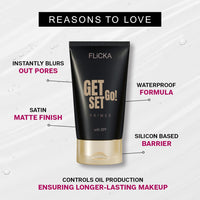 FLiCKA Get Set Go! Primer with SPF - Transperant - 30 ml