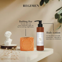 Sadhev Organic Orange & Cinnamon Bathing Soap for Anti-Wrinkle Chemical Free - 125g (Pack of 1)