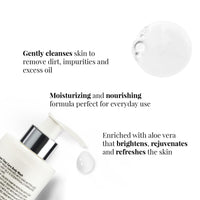 iCosmetiques Sulphate (SLS) & Silicone Free Body Wash |Aloe Vera & Glycerin |Nourishes, Brightens & Hydrates Skin |Long-Lasting Freshness |Unisex Total Care Shower Gel |250ml