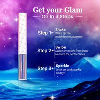 Charmacy Milano Stellar Duo-Chrome Eyeliner - Polaris 5, Smudgeproof, Quick Dry & Long Lasting Eyeliner, Vibrant Eye Makeup For Women, 8 Shades (1.5 gms)
